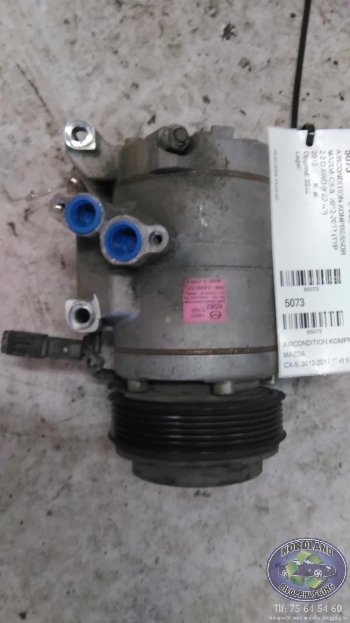 Aircondition kompressor til Mazda CX-5, 2012-2017 (Type I)  