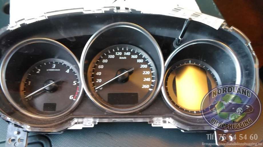 Instrumentpanel til Mazda CX-5, 2012-2017 (Type I)  (KD4555430)