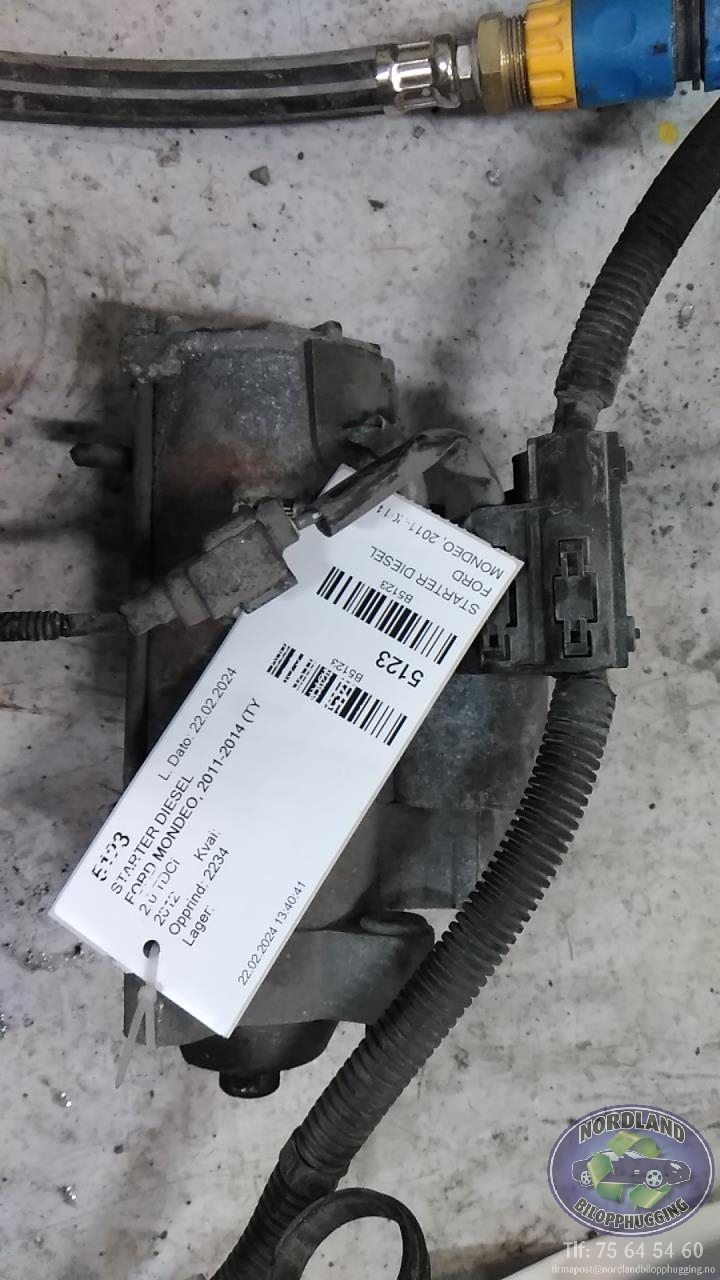 Starter diesel til Ford Mondeo, 2011-2014 (Type IV, Fase 2)  