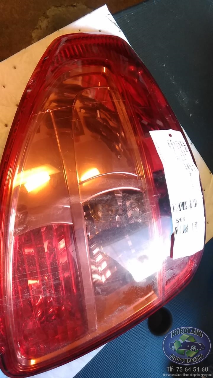 Baklykt venstre til Suzuki SX4, 2006-2009 (Type I, Fase 1)  