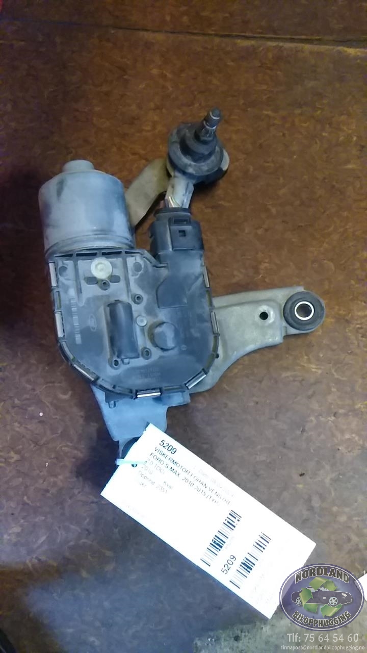 Viskermotor foran venstre til Ford S-Max, 2010-2015 (Type I, Fase 2)  