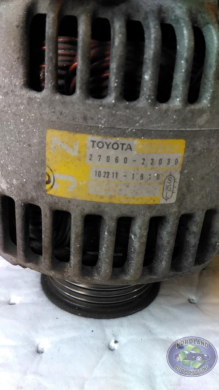 Dynamo til Toyota Corolla 2002-2007  