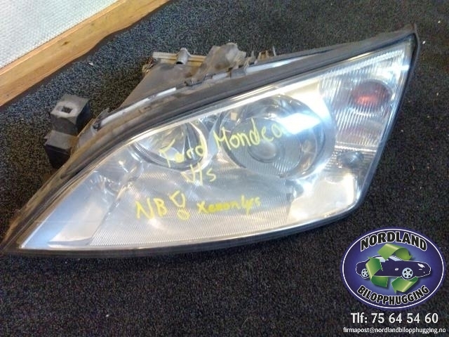 Frontlykt venstre xenon til Ford Mondeo, 2001-2007 (Type III)  (0 301 174 271|XENON BALLAST NR. 1 307 329 064)