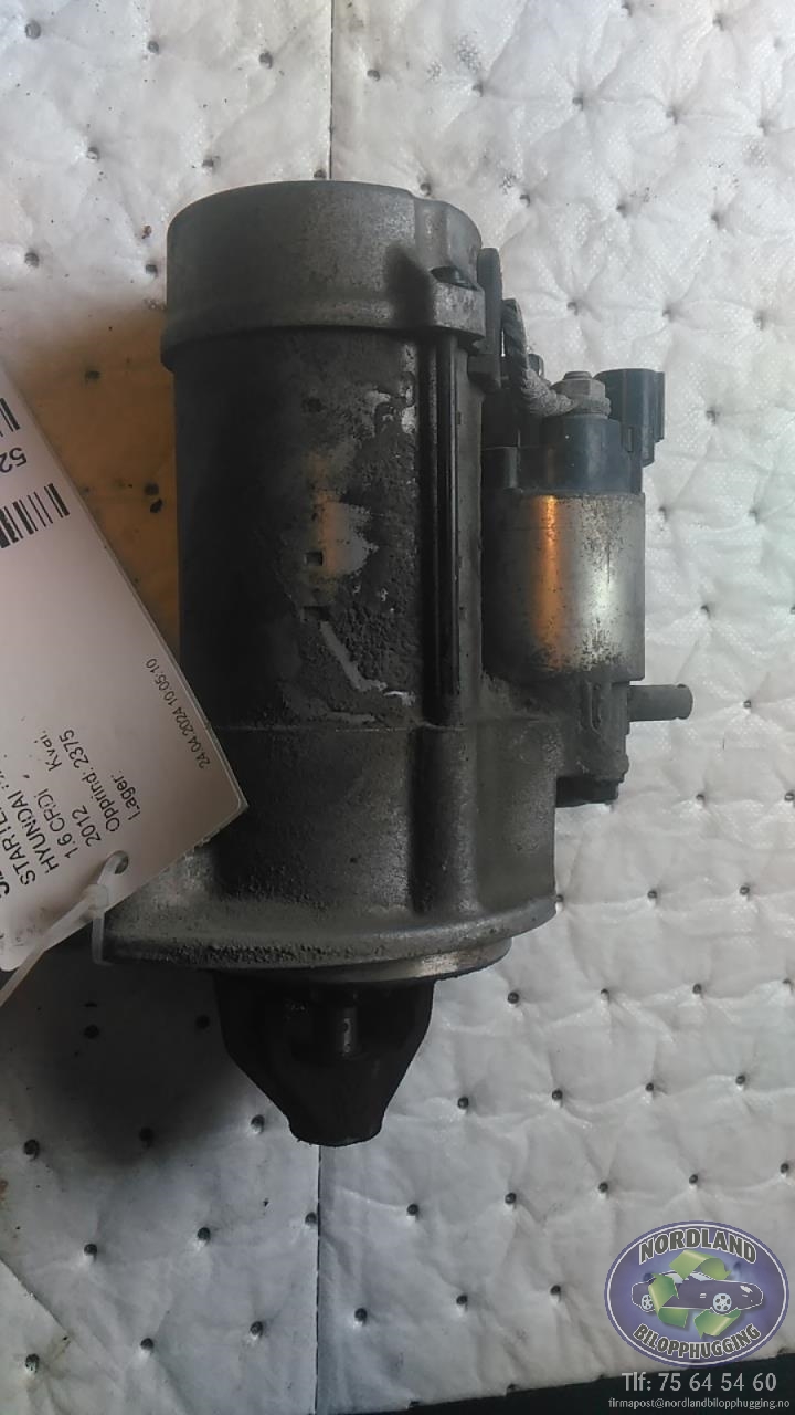 Starter diesel til Hyundai i30, 2012-2017 (Type II)