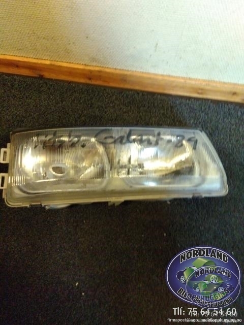Frontlykt høyre halogen til Mitsubishi Galant, 1988-1993 (Type V)