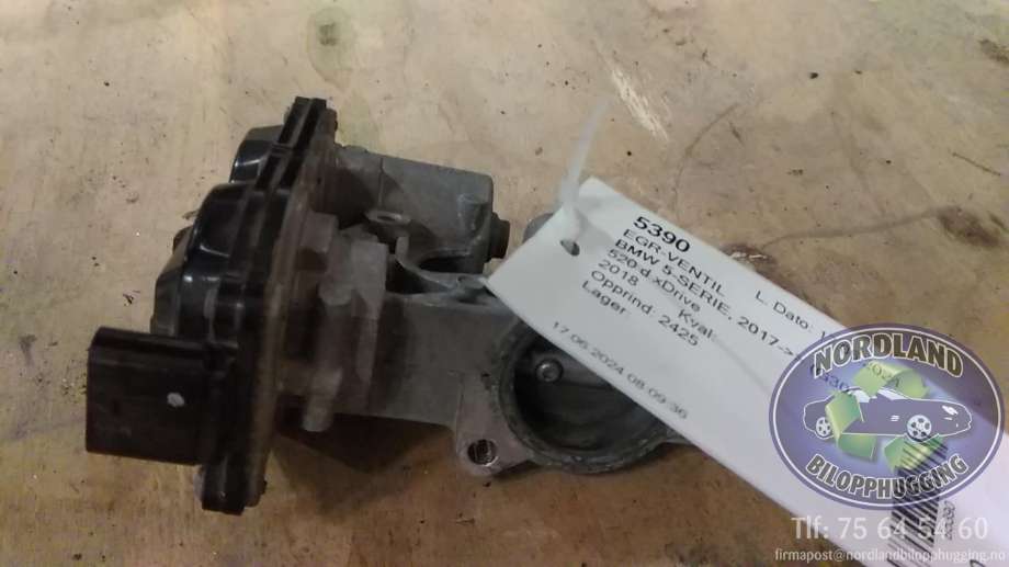 EGR-ventil til BMW 5-Serie, 2017-->> (G30/G31) (G30/G31) (PIERBURG|52384500)