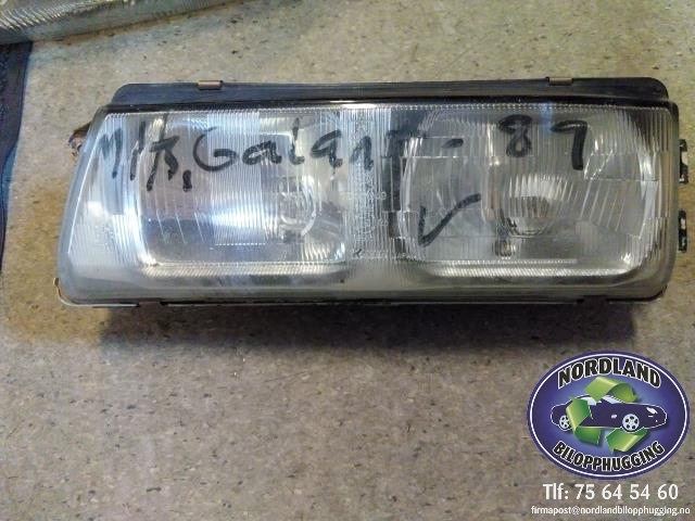 Frontlykt venstre halogen til Mitsubishi Galant 1988-1993 (Type V)