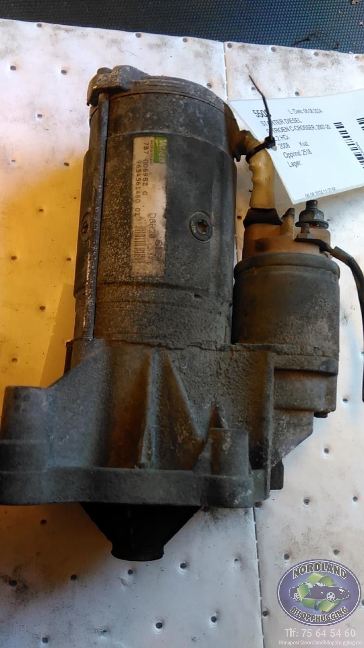 Starter diesel til Citroën C-Crosser, 2007-2012  