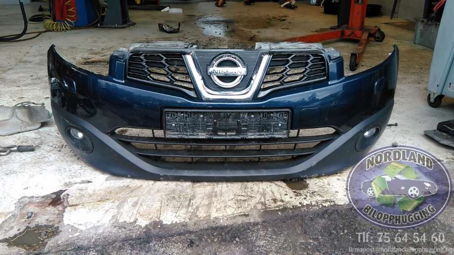 Støtfanger foran til Nissan Qashqai 2010-2014 (Type I, Fase 2)  
