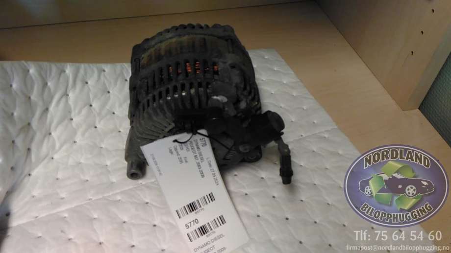 Dynamo diesel til Peugeot 807 2003-2009  (5705 AX|9654752880|A004TJ0084C|12V CL18 C8 19 MITSUBISHI ELECTRIC CORP.)