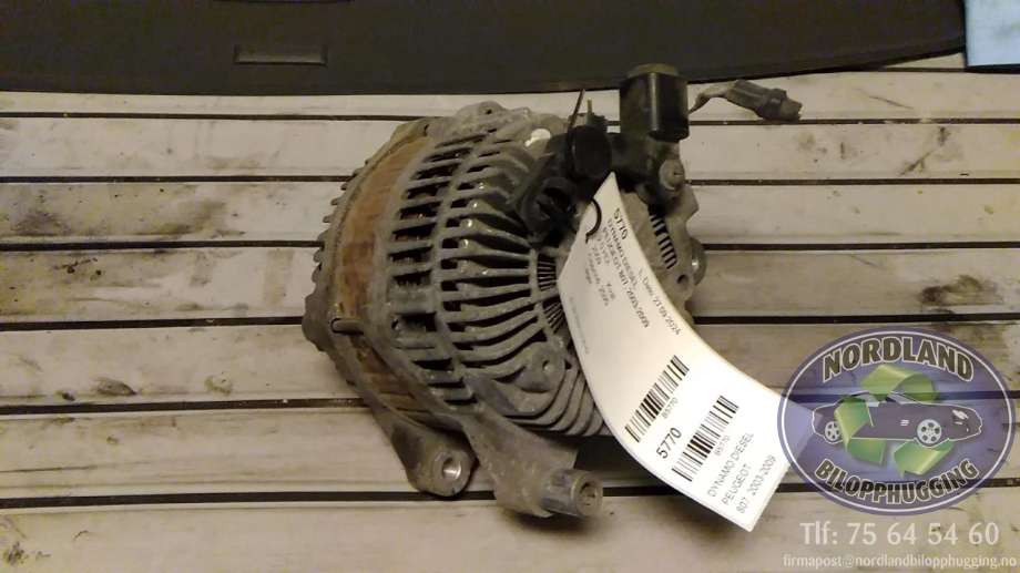 Dynamo diesel til Peugeot 807 2003-2009  (5705 AX|9654752880|A004TJ0084C|12V CL18 C8 19 MITSUBISHI ELECTRIC CORP.)