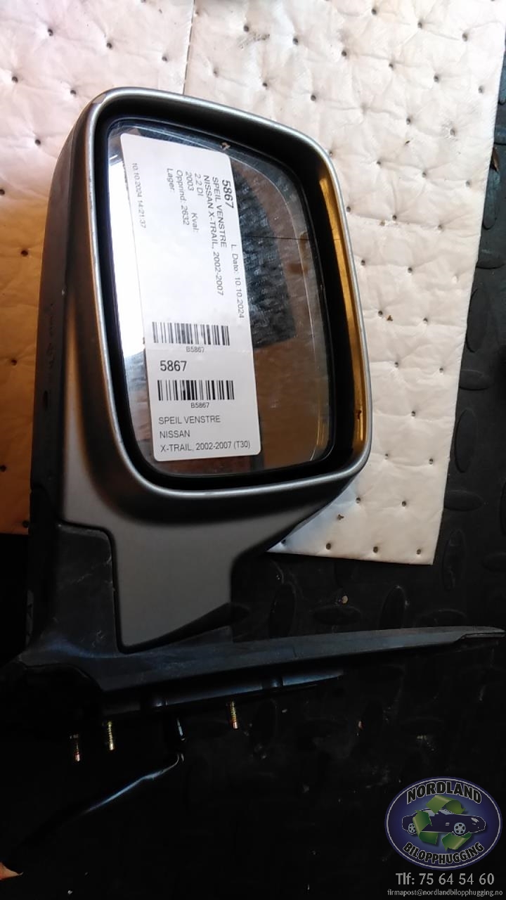 Speil venstre til Nissan X-Trail, 2002-2007 (T30) (T30) 