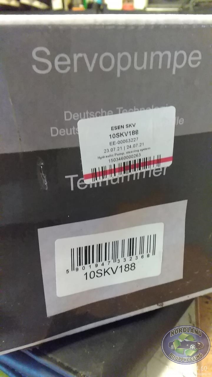 Servo pumpe mekanisk til Ford Transit Connect 2009-2013 (Type I, Fase 2)  