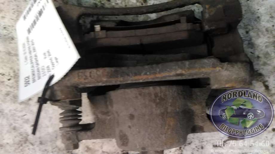 Bremsecaliper høyre foran til Nissan Qashqai, 2007-2010 (Type I, Fase 1)  