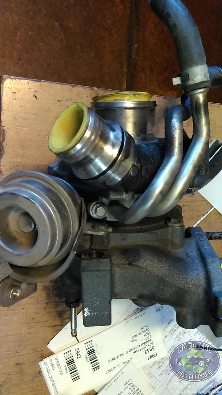 Turbo til Nissan Qashqai, 2007-2010 (Type I, Fase 1)  