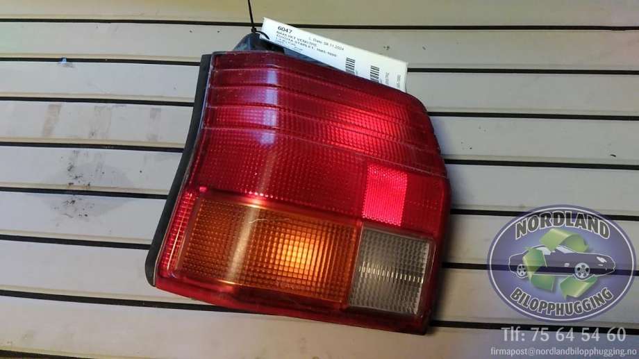 Baklykt venstre til Toyota Starlet, 1985-1990  