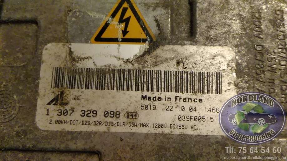 Styreenhet xenon/ballast til Volvo V50 2004-2007 (Fase 1)  (1307329098|)