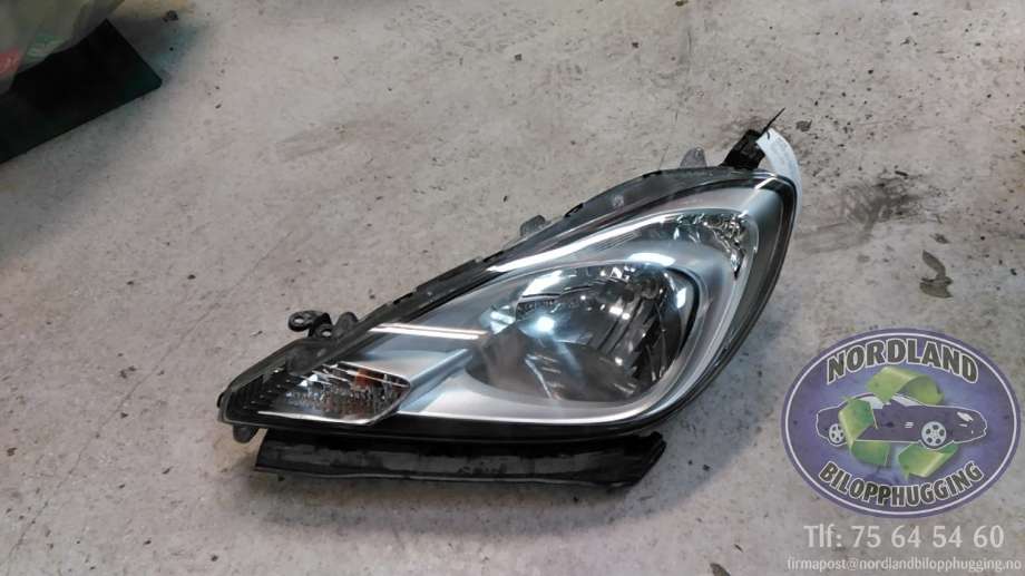 Frontlykt venstre halogen til Honda Jazz, 2009-2015 (Type II)  