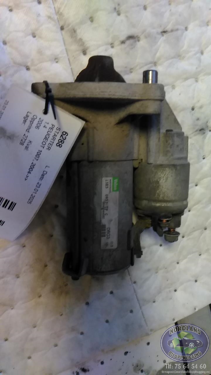 Starter til Peugeot 1007, 2004-->>  (9648644680|D6RA)