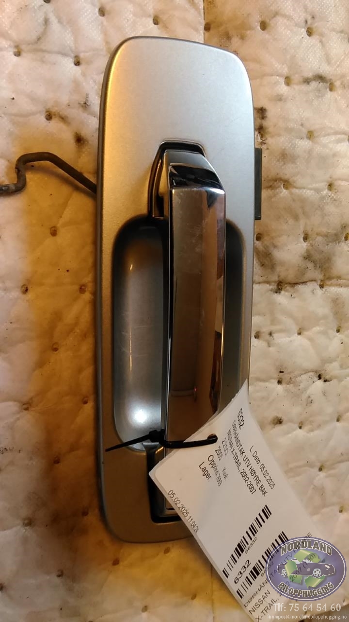 Dørhåndtak utv høyre bak til Nissan X-Trail 2002-2007 (T30) (T30) 