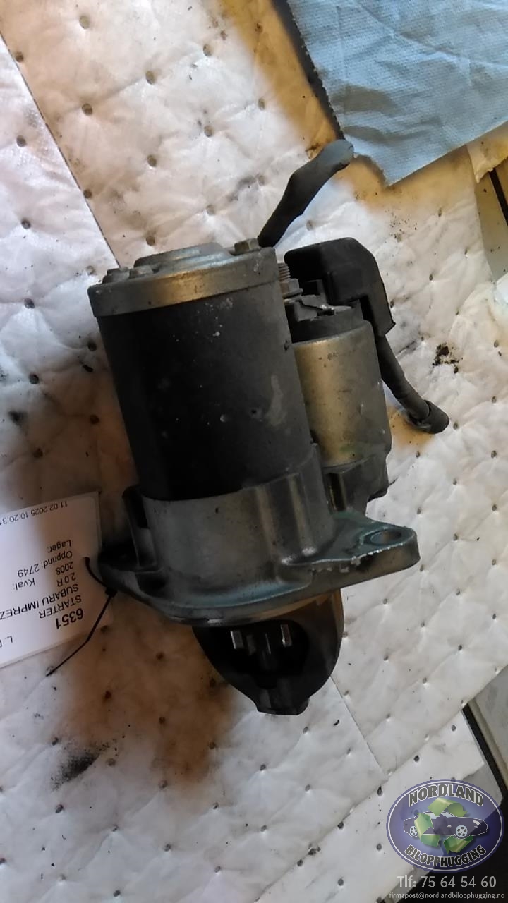 Starter til Subaru Impreza, 2008-2012 (Type III)  