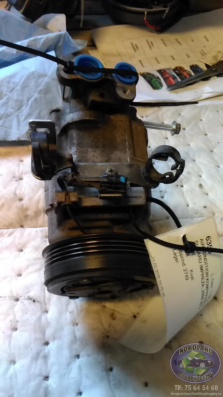 Aircondition kompressor til Subaru Impreza, 2008-2012 (Type III)  