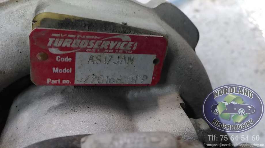 Turbo til Saab 9-3 2003-2007 (Type II, Fase 1)  