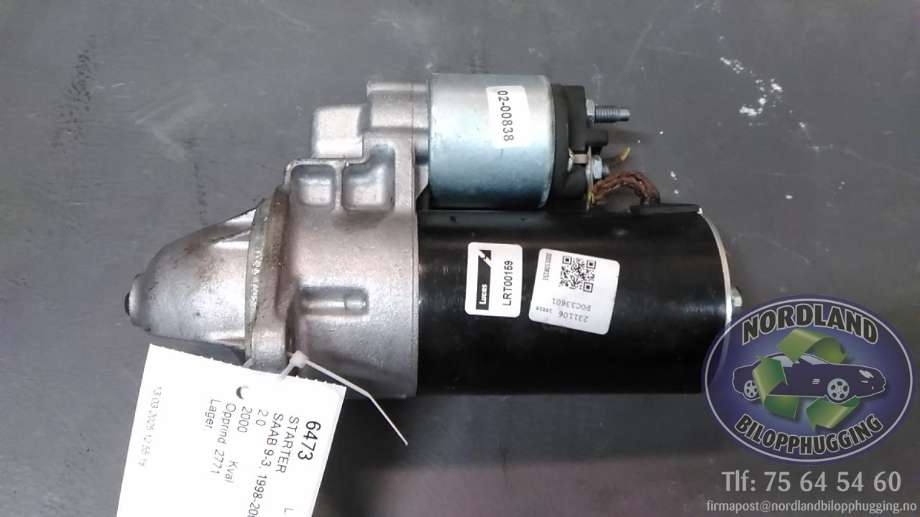 Starter til Saab 9-3, 1998-2002 (Type I)  (LUCAS|lrt00159|231106)