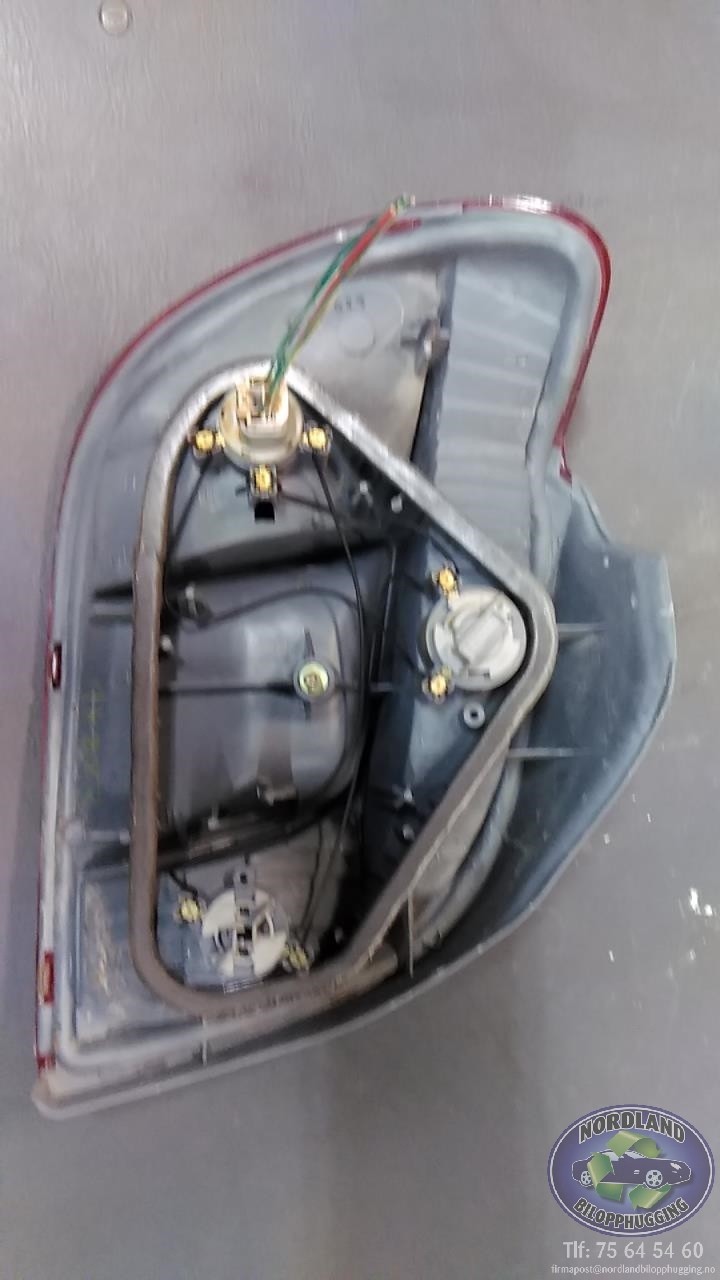 Baklykt høyre til Toyota Yaris 1999-2003 (Type I, Fase 1)  