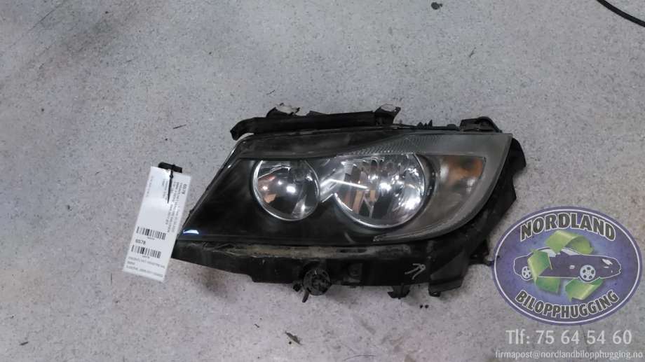 Frontlykt venstre halogen til BMW 3-Serie, 2005-2011 (E90/E91/E92/E93) (E90/E91/E92/E93) (694272108)