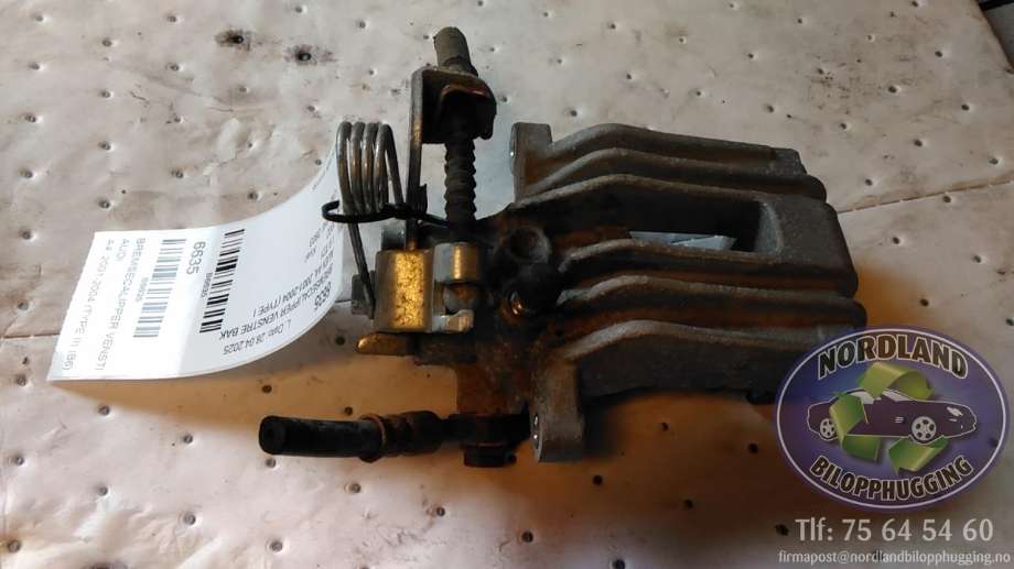 Bremsecaliper venstre bak til Audi A4 2001-2004 (Type II) (B6) (B6)