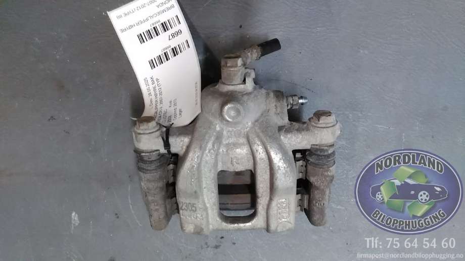 Bremsecaliper høyre bak til Honda CR-V, 2007-2012 (Type III)  