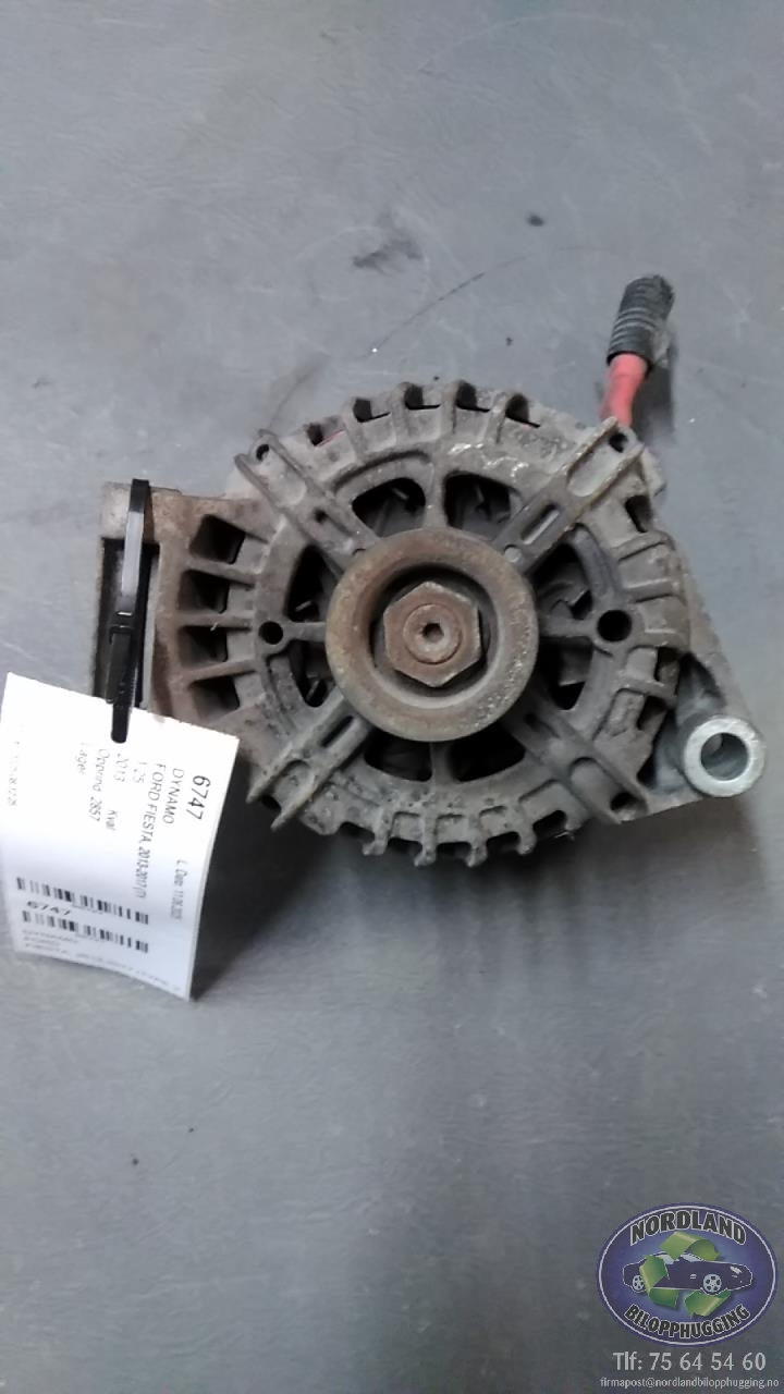 Dynamo til Ford Fiesta, 2013-2017 (Type VI, Fase 2)  (VALEO|AV6N10300HA)
