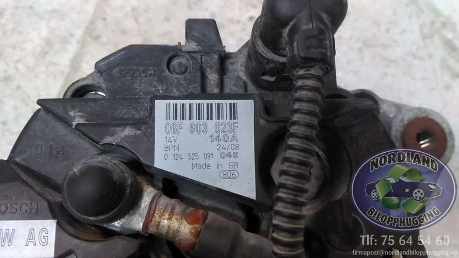 Dynamo diesel til VW Golf V, Combi 2003-2008  (06F903023F|0124525091|)