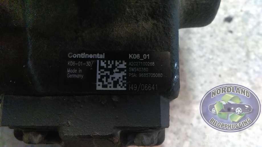 Dieselpumpe til Ford Galaxy 2010-2015 (Type III, Fase 2)  (K0601|A2C27100268|5WS40380|9685705080|)