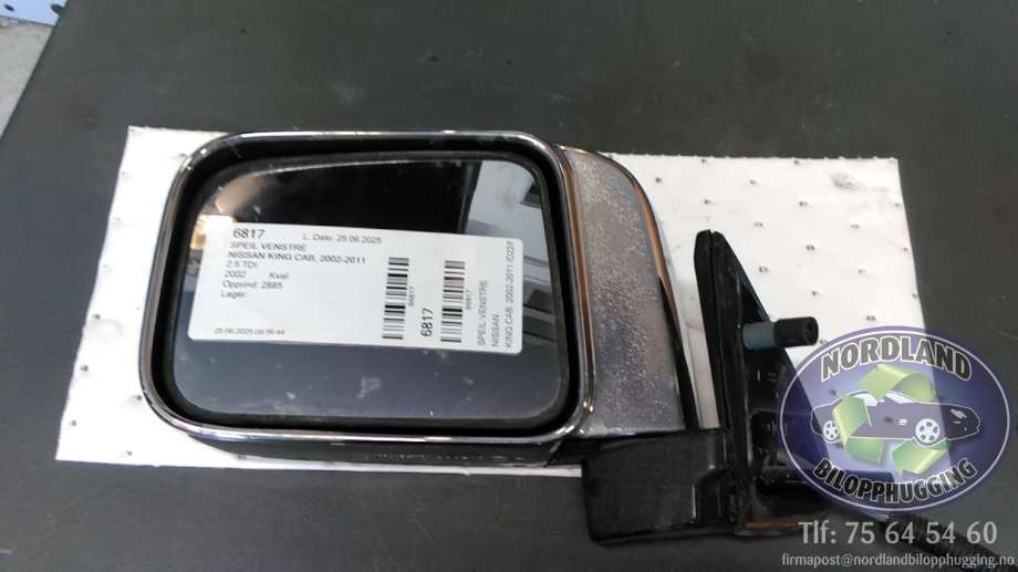 Speil venstre til Nissan King Cab, 2002-2011 (Fase 2) (D22/NP300) (D22/NP300) 