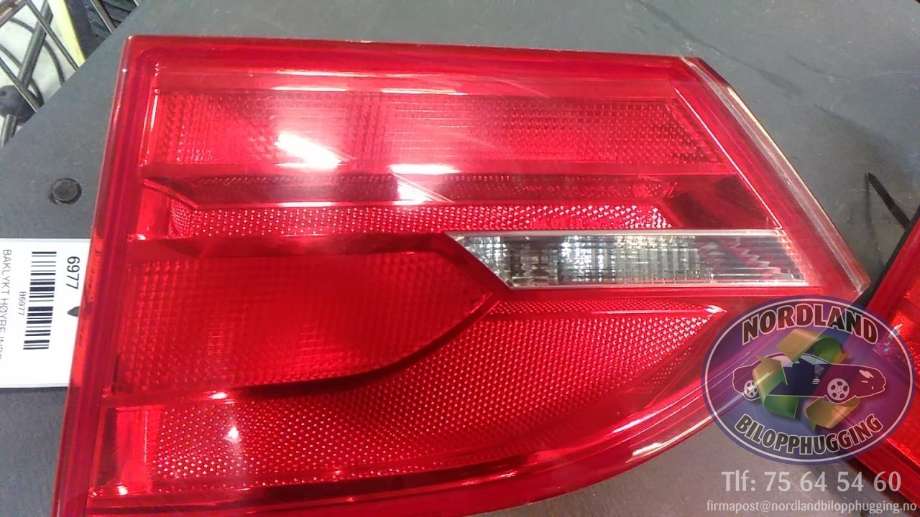 Baklykt høyre indre til VW Jetta, 2011-->>  
