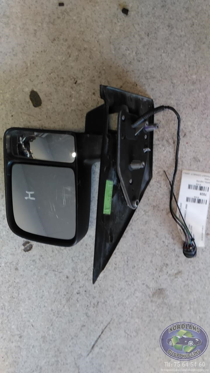 Speil høyre til Ford Transit Connect, 2009-2013 (Type I, Fase 2)  
