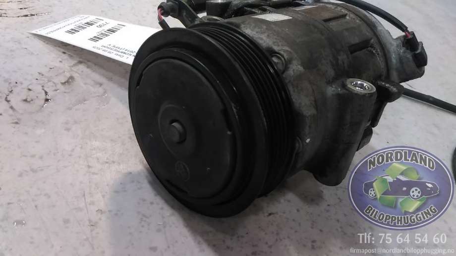 Aircondition kompressor til VW Polo 2009-2014 (Type V, Fase 1)  (DENSO|024666107b4|1k0820859f|)