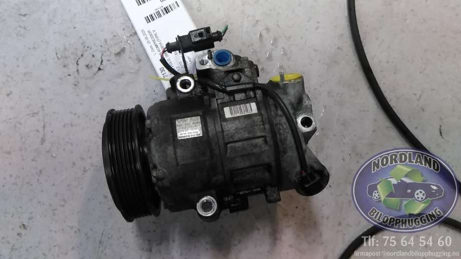 Aircondition kompressor til VW Polo 2009-2014 (Type V, Fase 1)  (DENSO|024666107b4|1k0820859f|)