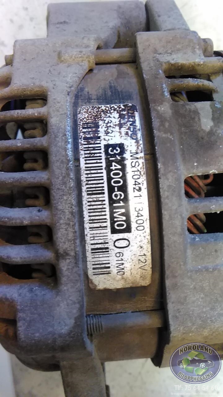 Dynamo til Suzuki SX4 S-CROSS 2013-->> (Type II)  (114881|2401|ms1042113400|3140061m0|)