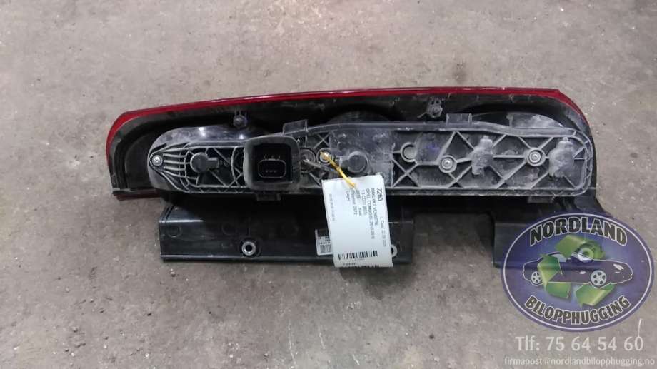 Baklykt venstre til Opel Combo D, 2012-2018  (005192460)