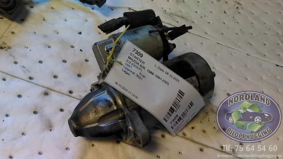 Starter til Mazda 626, 1988-1991 (GD) (GD) (BPD4B)