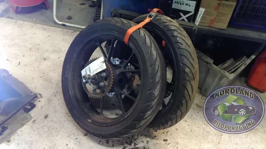 Hjulsett aluminium sommer til MC Honda CB125R, 2018-->>  