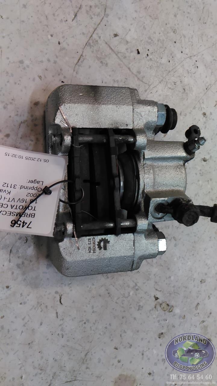 Bremsecaliper høyre bak til Toyota Celica, 2000-2005 (Type VII)  