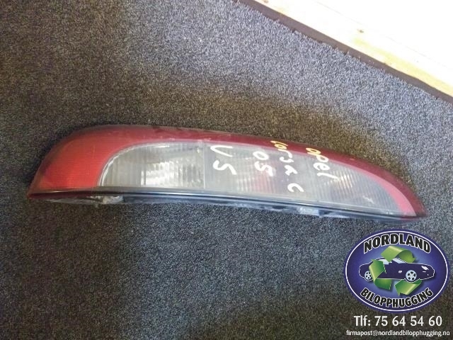 Baklykt venstre til Opel Corsa C, 2000-2006  