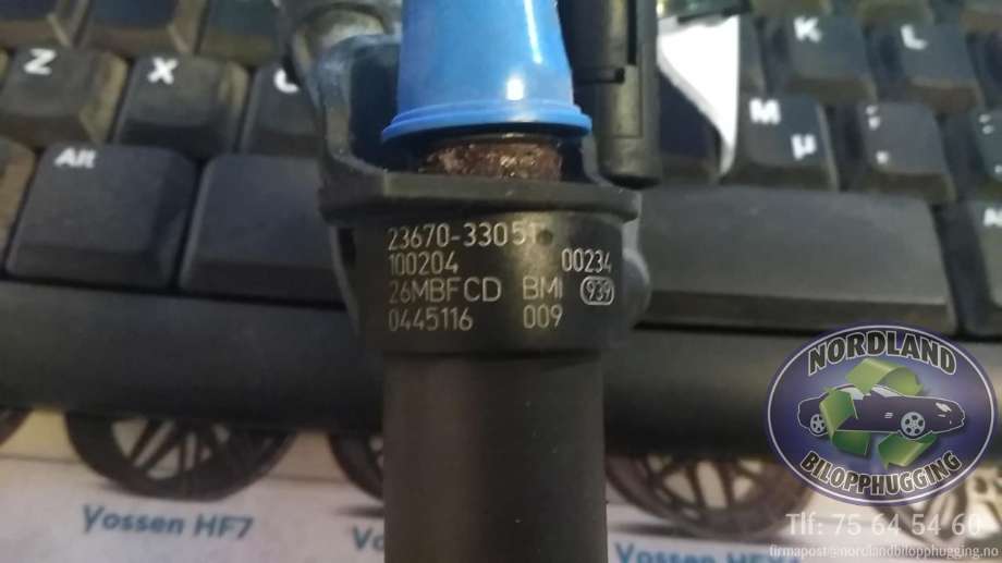 Dyse innsprøyting diesel til Toyota Urban Cruiser 2009-2014 (2367033051|)
