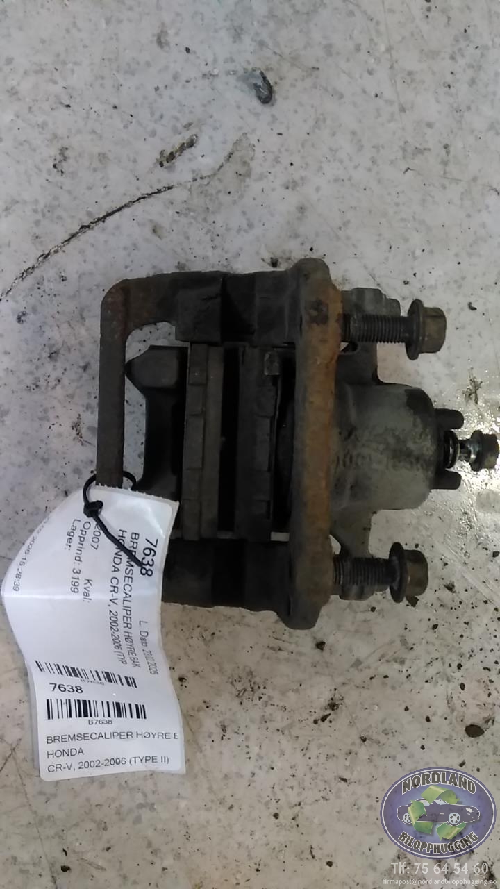 Bremsecaliper høyre bak til Honda CR-V, 2002-2006 (Type II)  