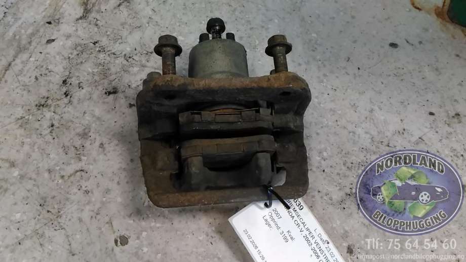 Bremsecaliper venstre bak til Honda CR-V, 2002-2006 (Type II)  