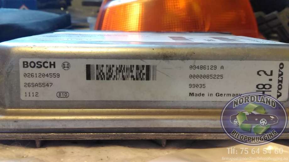 Styreenhet motor til Volvo S80 1998-2006 (Type I)  (BOSCH|0261204559|26SA5547|)